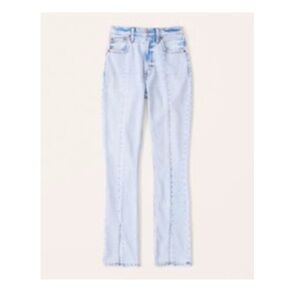 ABERCROMBIE Vent Hem Denim High Rise Skinny Jeans
